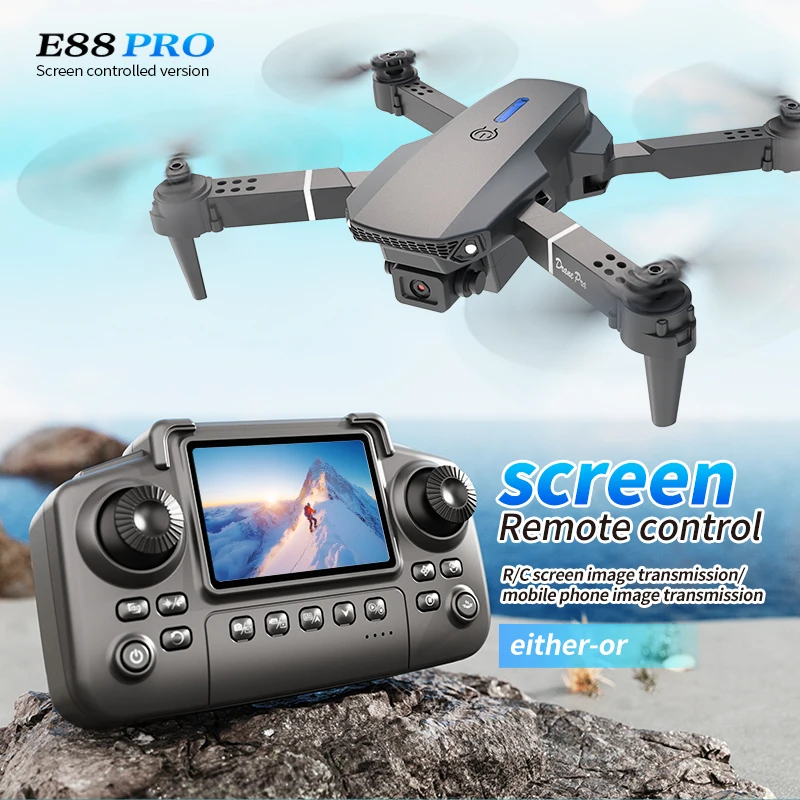 Professional E88 PRO Drone wit - đánh giá và giá Drone Camera Hd