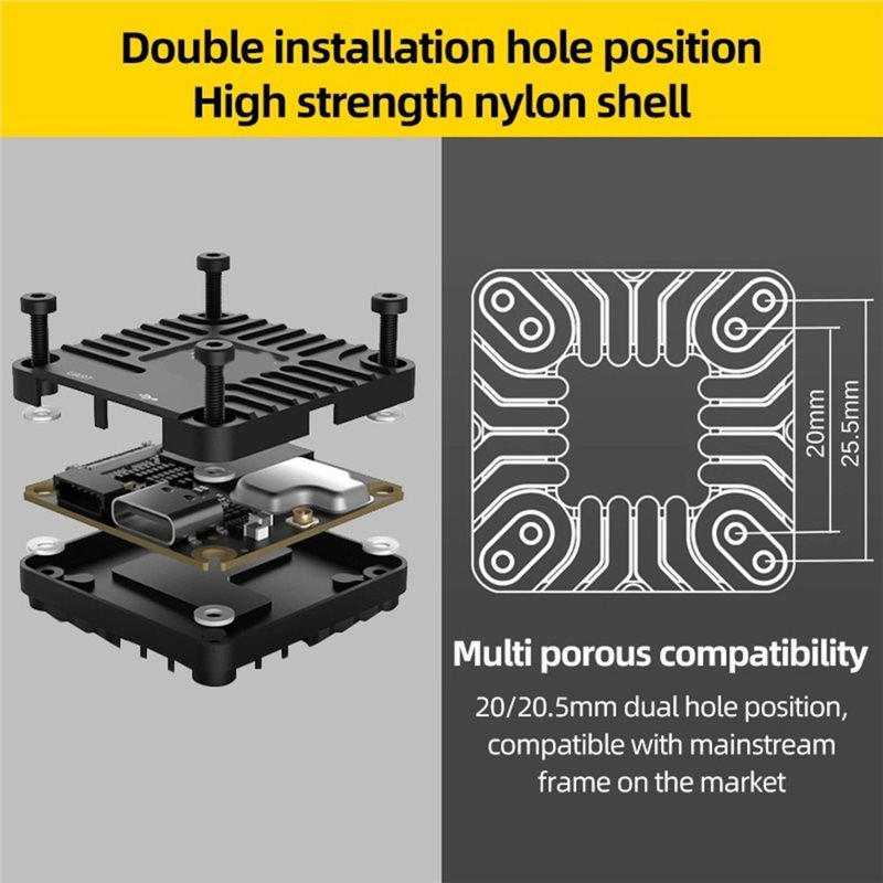 Heatsink Aluminum Parts Wide-A - đánh giá và giá Drone Camera Wide Angle